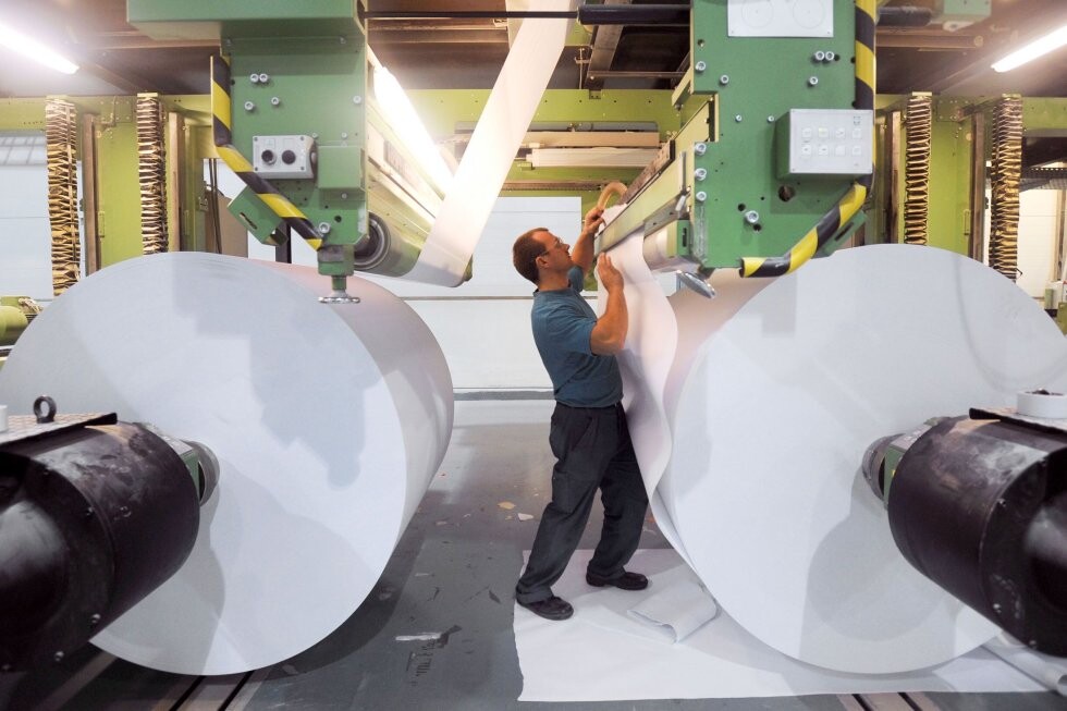 В России растет производство бумаги